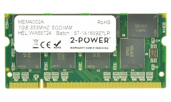 Latitude 110L 1GB PC2700 333MHz SODIMM