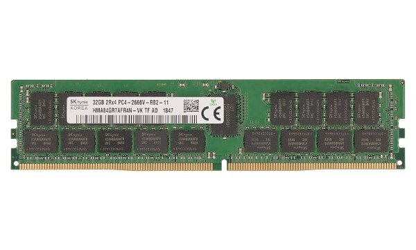 PowerEdge R530 32GB 2Rx4 2666MHz ECC Reg RDIMM CL19